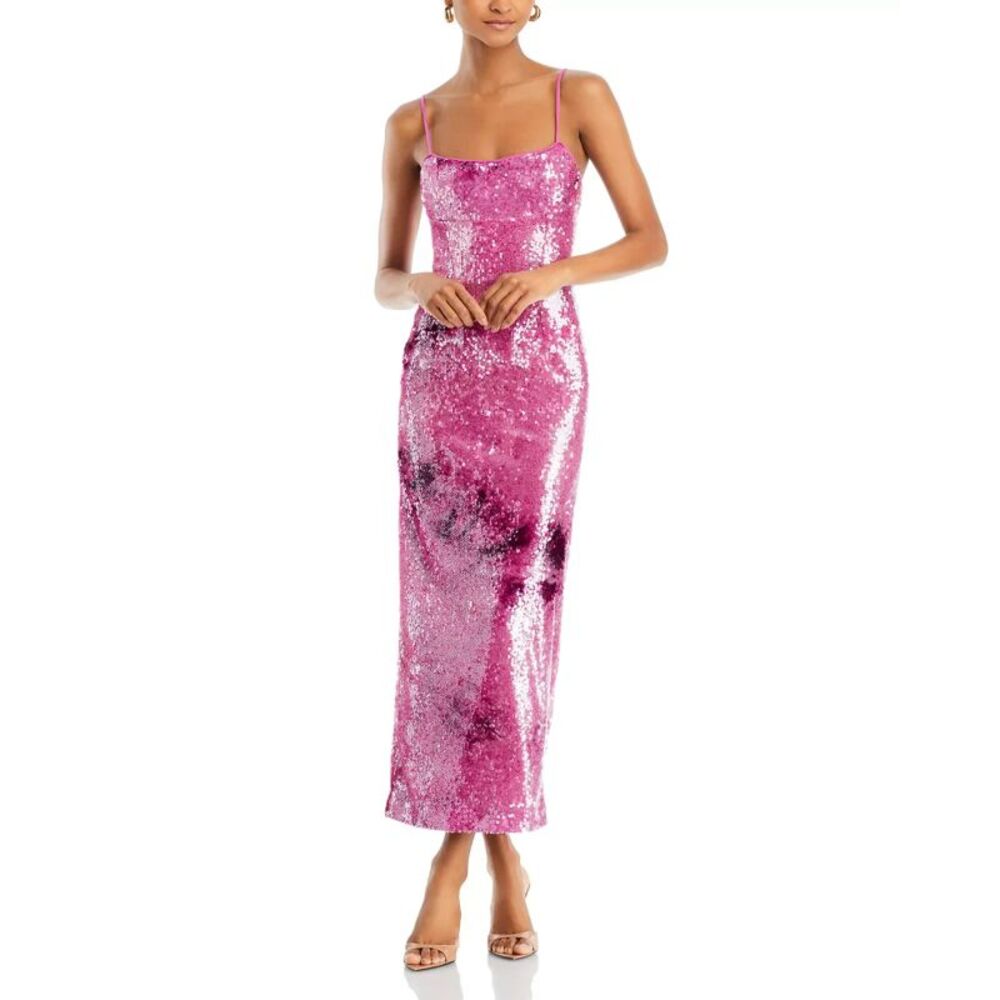 Bardot Pink Sequin Dress